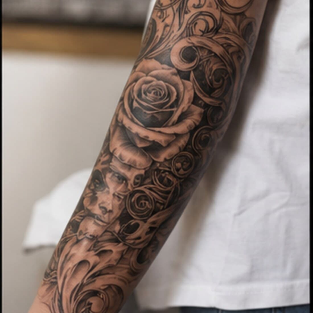 Realistic rose