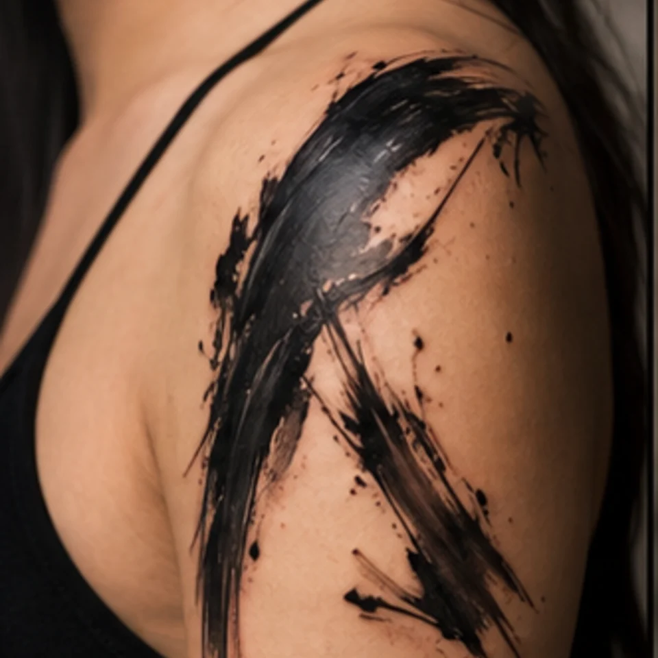 Abstract tattoo design