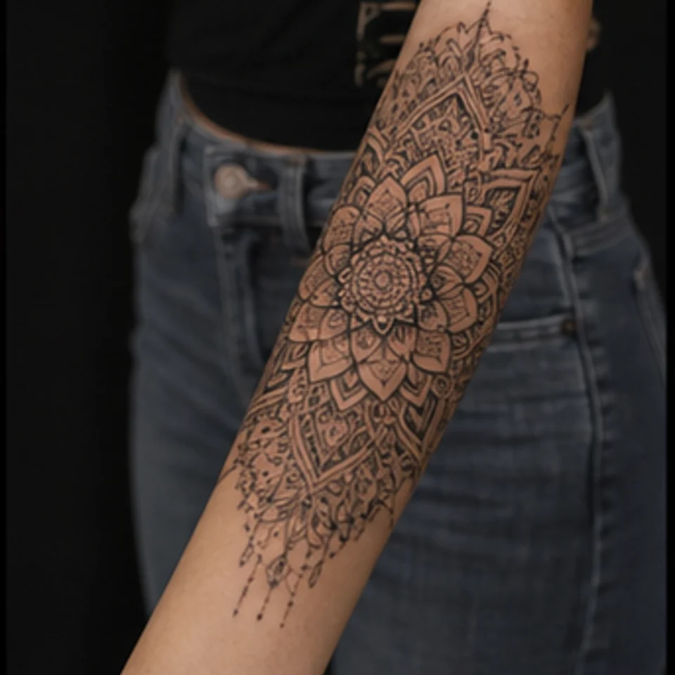 Dotwork tattoo design