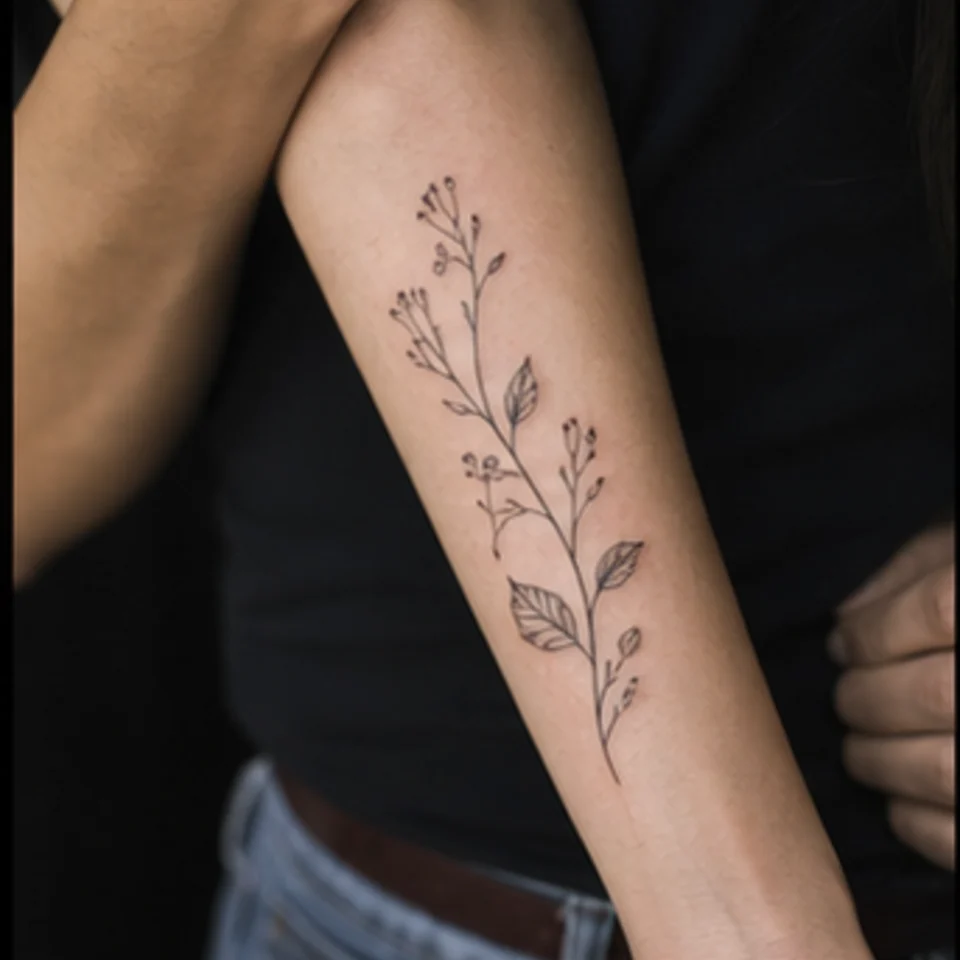 Fine Line tattoo design