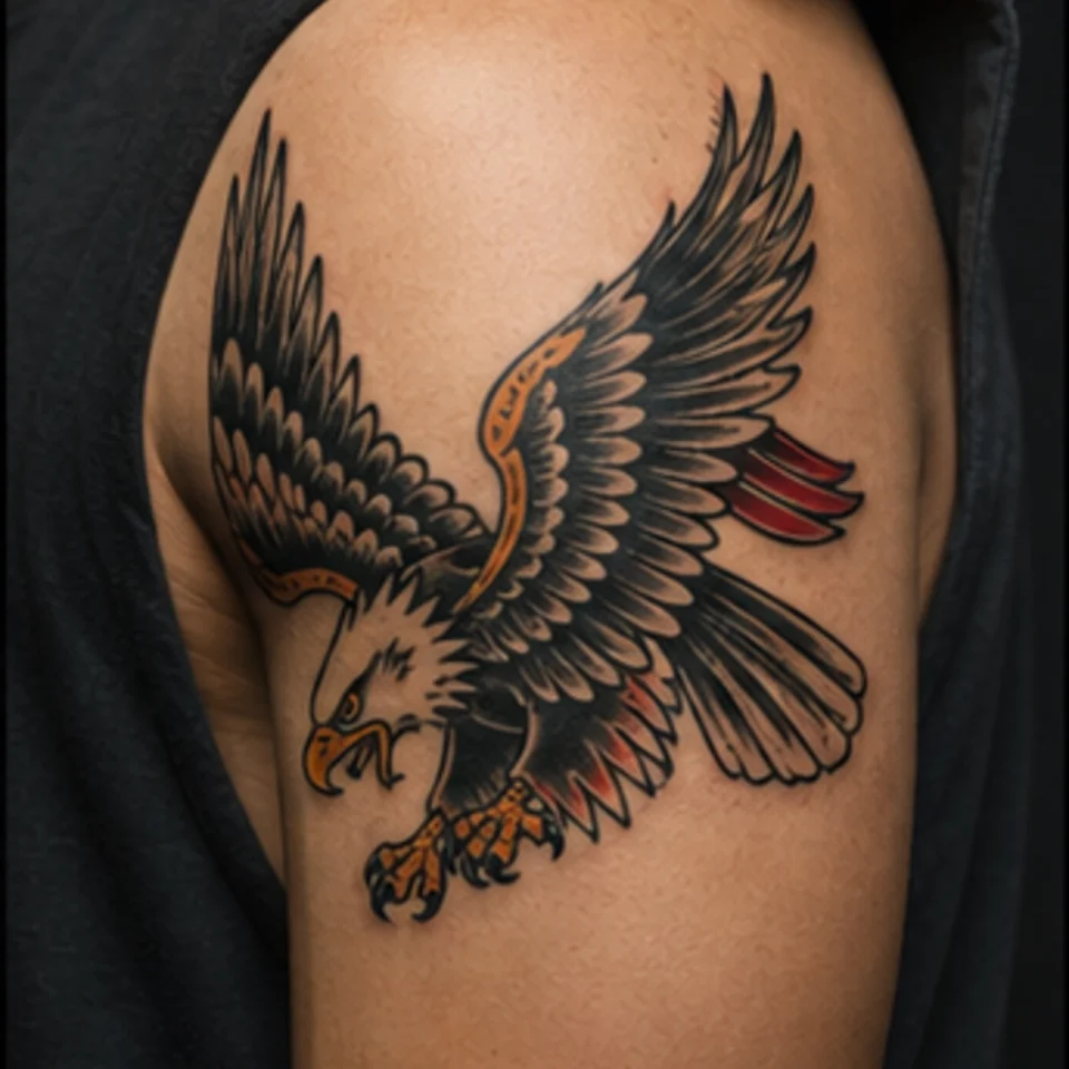 Traditional tattoo design